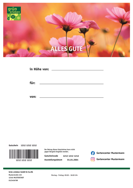 Online Gutschein